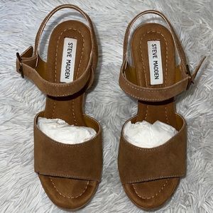 Steve Madden Jair Wooden Platform Sandal
